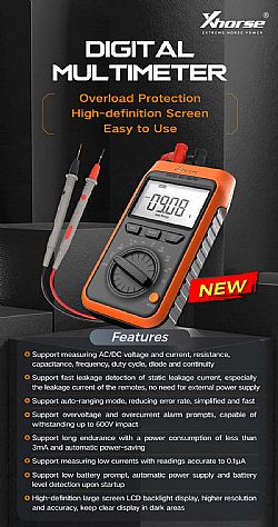 140100 ΣΥΣΚΕΥΗ XHORSE DIGITAL MULTIMETER